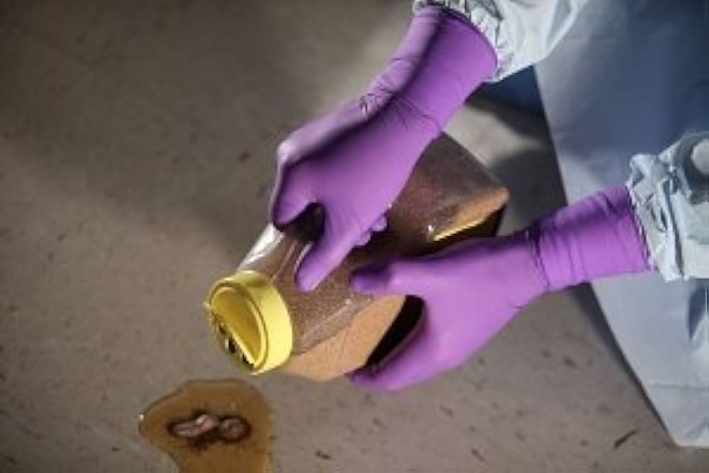 Halyard Purple Nitrile-Xtra Mサイズ 10箱 Halyard Purple Nitrile-Xtra Chemotherapy Small Gloves 14260