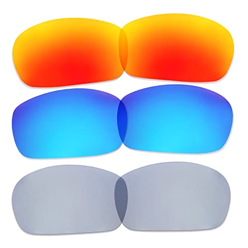 Lentilles pour Oakley Jawbone Asian Fit - Pack 3 Couleurs Interchangeables