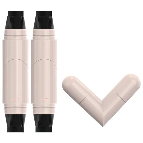 Delineador Líquido Estampado Dual 2 Piezas Negro