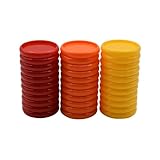 Eleven Discs 1¼-Inch Multicolor Plastic Discbound Expansion Discs - Sunset Blaze Theme - Compatible with Circa, Arc, TUL, and More (Set of 33)