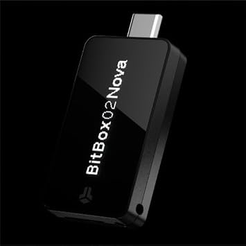 BitBox 02 Nova - Hardware Wallet for Bitcoin - iPhone Support, EAL Security Chip, Multiple Colours Midnight Black