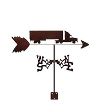 EICOFF Windfahne Edelstahl - Deko-Wetterhahn 'Drei Cowboys' Für Garten