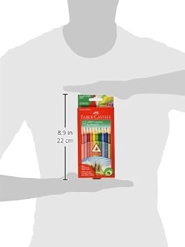 Faber-Castell Grip Colored EcoPencils - 12 Count