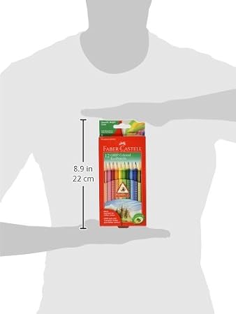 Faber-Castell Grip Colored EcoPencils - 12 Count