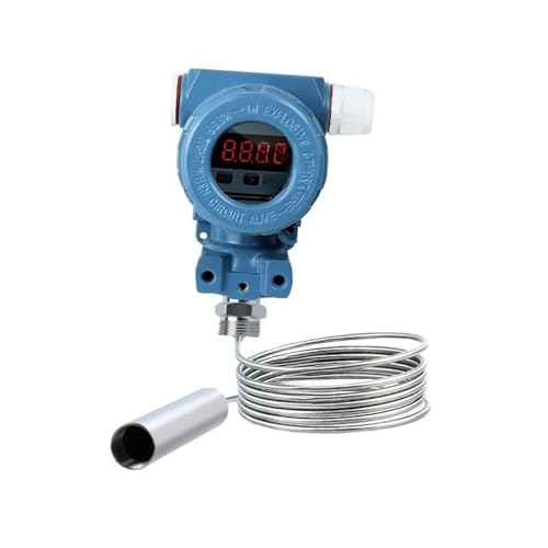 RWRAPS High Temperature Level Controller RS485 Liquid Level Transmitter SS304 Oil Level Gauge Sensor(Size:1m Range 1m Cable)