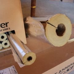 Preisvergleich Produktbild Isover Protect 1000 S alu Steinwolle Rohrisolierung 54 x 50 mm