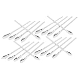 Anneome 24pièces Cuillères à Mélanger Métal Spatules Acier Inoxydable Louche Métal P...