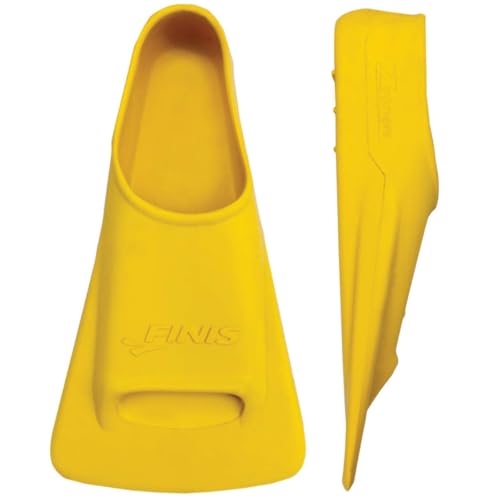 Finis Training Fins Zoomers, Yellow, M: 5-7/F: 6-8, 0616323201521