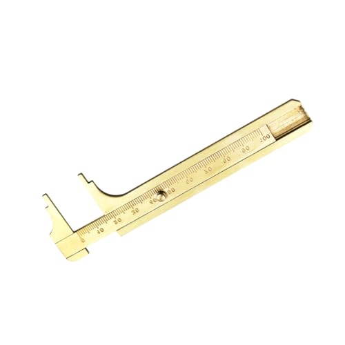 HOMSFOU pinza de latón mini pinza vernier calibrar herramienta de medición micrométrica calibre de bolsillo - Herramienta de medición calibres de medicion pie de rey micrómetro