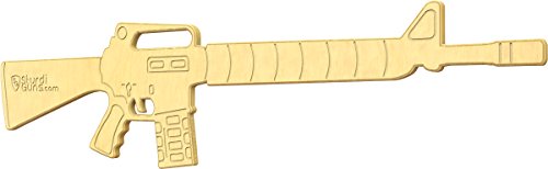 SturdiGuns Kids M16 Carbine Wooden Toy Gun with, Made in America, Extremely Durable