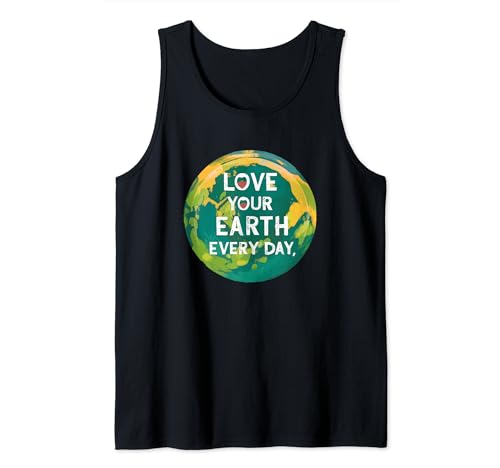 Cool Earth Day Ama tu Tierra todos los días - Amantes de la Tierra 2024 Camiseta sin Mangas