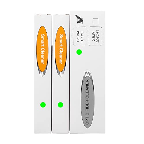 Nettoyeur fibre optique LC MU 1.25 mm lot de 2 stylos pour 800 nettoyages