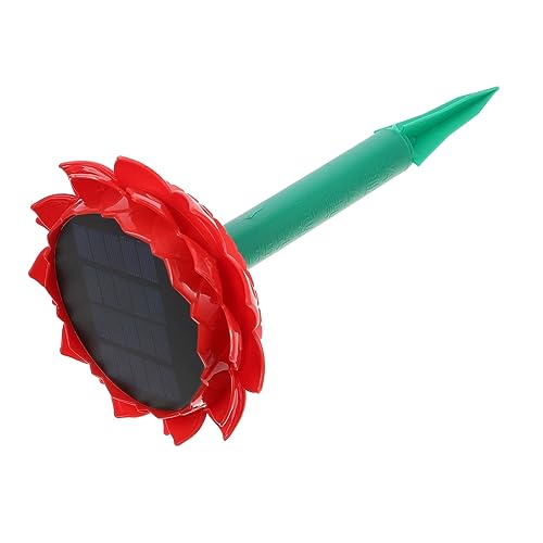 BRIGHTFUFU 1Pc Solar Powered Speaker Portable Outdoor Music Player for Garden and Courtyard for Music and Relaxation