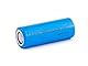 18500 Li-Ionen Akku 3,6V - 3,7V (Flacher Pluspol) (2250mAh)
