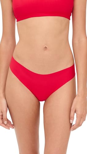 commando Women's Butter Thong, Poppy, Red, L