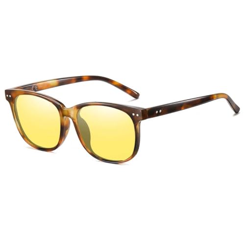 HAOLOTA Fit Over Glasses Sunglasses for Women Men Polarized Classic Rectange Fitover Shades UV Protection Nv09 New Brown Tortoise Frame