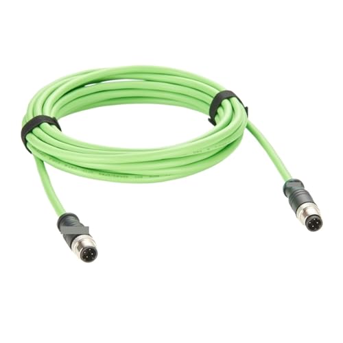 Câble Ethernet Cat5 M12 D-coded blindé IP67 4 broches mâle mâle cordon réseau machine
