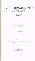 Gas Chromatography Abstracts 1962 B002ZCZOI4 Book Cover