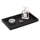 Multi-Uso - De acuerdo con sus necesidades, estas bandejas decorativas para accesorios de baño no solo son muy prácticas en el aseo, sino que también son perfectas para ordenar el escritorio o los armarios.