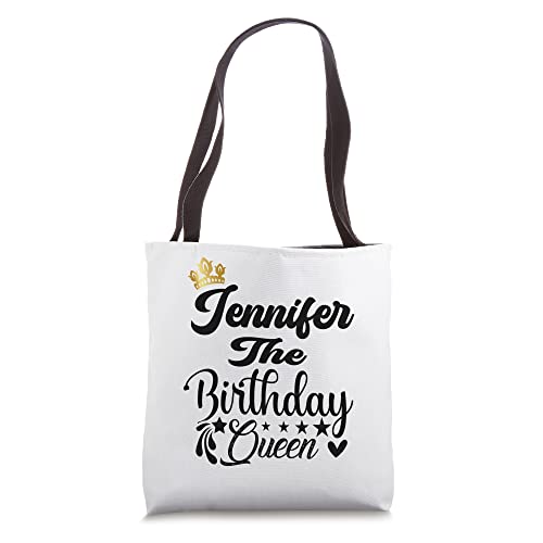 Bolso tote para mujer: 'Jennifer, la reina del cumpleaños' miniatura 1