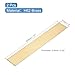 uxcell 2 Pcs H62 Brass Flat Bar Stock, 0.02