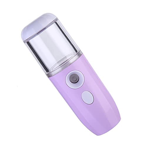 TOVINANNA 1 Pc Instrumento hidratante tripe hidratante facial moisturizer face jabon facial cuidado facial portátil cara de vapor mini humidificador rociador de cara abdominales Púrpura