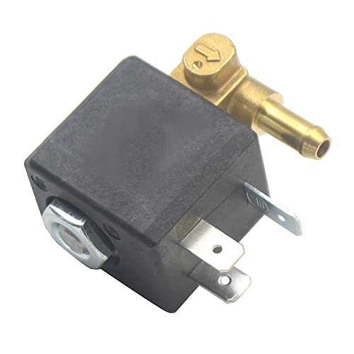 Jiayin JYZ-4P 3mm Normally Closed 2/2 Way AC 230V G1/8" Brass Steam Iron Air Generator Water Solenoid Valve
