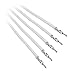 Produktbild BitFenix BFX-ALC-20CMLW-RP Alchemy 2.0 PSU Cable, 5X 20cm, White