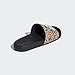 adidas Women's Adilette Comfort, Black/Off White/Magic Beige, 8