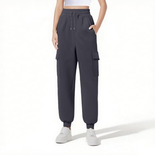 Sweatpants for Kids Girls Solid Casual Elastic Waist Straight Leg Trousers 𝗗rawstring Joggers Pants with Pocket2