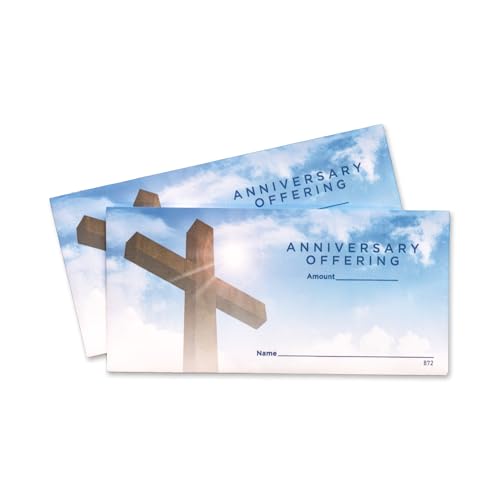 Anniversary Church Offering Envelopes | 3" x 6 5/16" (500)
