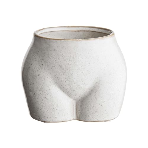 BUTLERS Blumentopf 12 x 11cm aus Steinzeug -Botty- Pflanzentopf für innen und außen | Übertopf zur Dekoration von Balkon, Küche oder Wohnzimmer