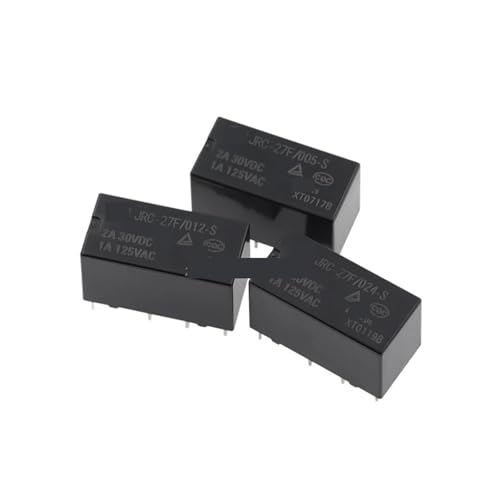 Relé HFD27-012-S de alta precisión mecánica con contactos de 2A y 8 pines para 12V