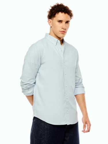 Image of Solid Regular fit Oxford Woven Shirt