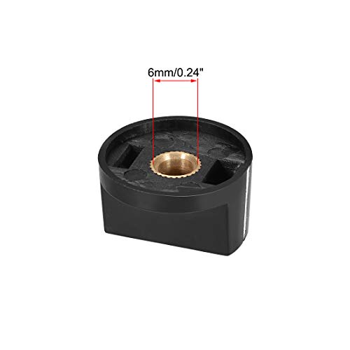 sourcing map 4Pcs 6mm Bouton Potentiomètre Guitare Contrôle Acrylique Volume Ton Bouton Noir - Les Beatles, Paul McCartney, John Lennon, RIngo Starr, George Harrison sourcing map 4Pcs 6mm Bouton Potentiomètre Guitare Contrôle Acrylique Volume Ton Bouton Noir – Image 3