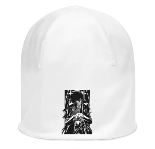 Bonnet coton fin blanc Anime 204 pour cuir chevelu sensible