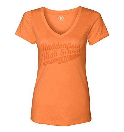 Haddonfield High School 31 Jersey - Halloween Ladies V-Neck T-Shirt