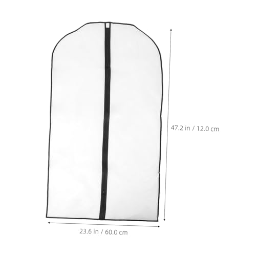 Gadpiparty 5pcs Peva Garment Dust Bags for Suit and Coat Storage Lightweight Clothing Protectors for Travel and Home Organization for Closet Use2