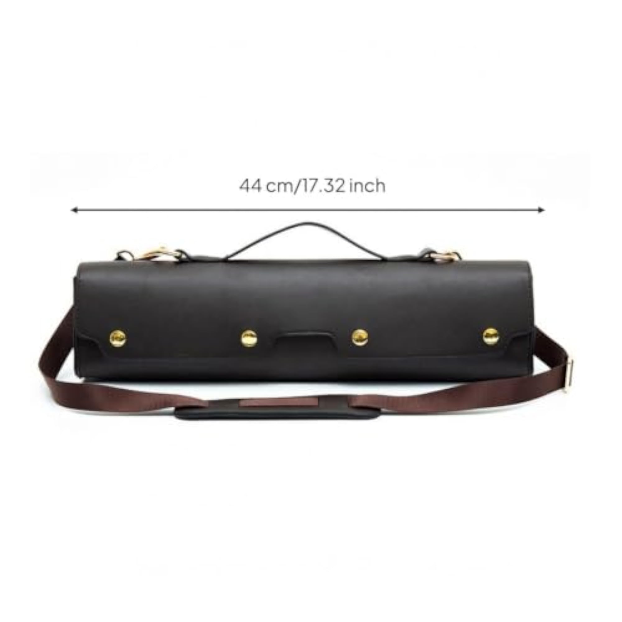 Soft-Sided Flute Carrying Bag with Shoulder Strap for Musicians