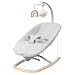 Chicco Babywippe Zen Wave, Wippe für Neugeborene von 0 bis 6 Monaten, Natürliche Bewegung, Ohne Batterien, mit Spielbogen, Kompakt, Zusammenklappbar