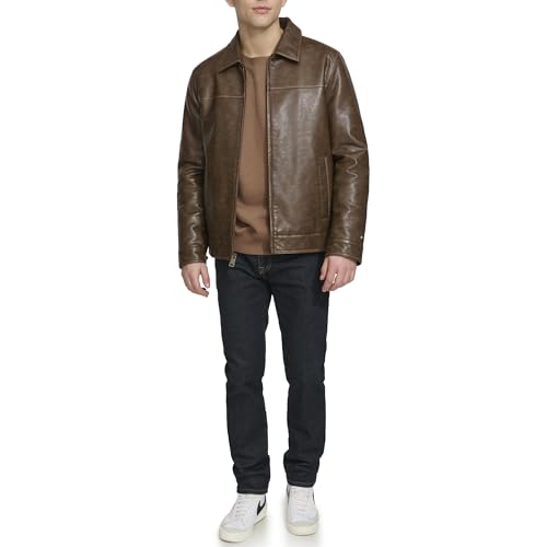 Tommy Hilfiger Men's Classic Faux Leather Jacket2