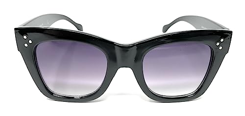 My Shades - Thick Frame Oversize Sunglasses Vintage Square Rivet Style2