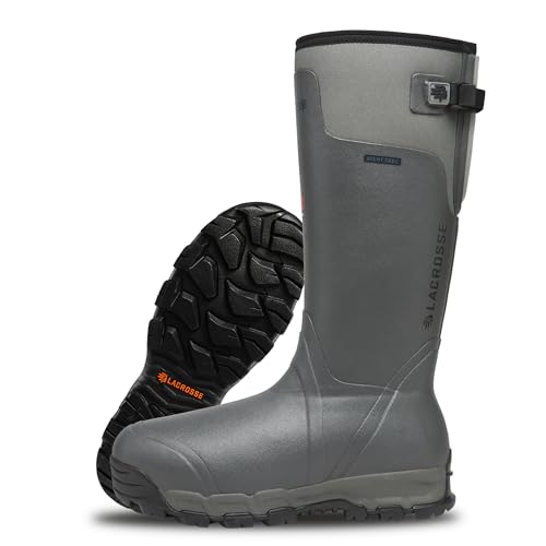 Image of LaCrosse Alphaburly Pro 18 inch Insulated Hunting Boots for Men Featuring Waterproof Rubber, 1600G Thinsulate, and EVA Footbed