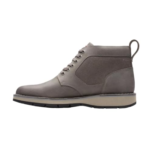 Clarks Clarks Men's Gravelle Top Dark Grey Leather 13 Wide