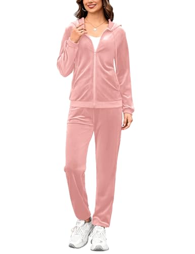 Totatuit Long Sleeve Zip Up Hoodie Womens 2 Piece...