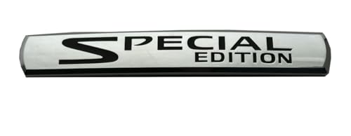 Image of 2Pcs Special Edition Car Emblems 3D Badge Truck Sticker Decal Fit for Universal Car Truck SUV (Chrome Black)