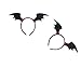 Beaupretty Bat Wings Headband - Black Bat Headpiece with Wings for Halloween Party Cosplay Costume