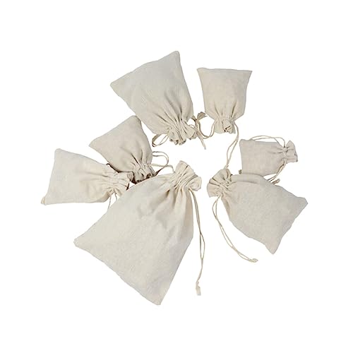 Bolsas de tela con cordón 4 piezas para hierbas miniatura 3