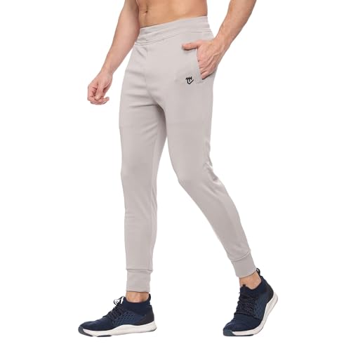 Image of MARK LOUIIS Regular Fit Super Stretchable Track Pants for Men | Gym, Running & Casual Wear | Elastic Waistband with Side Pockets