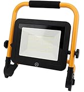 DA LIGHT LED Baustrahler LED Arbeitsleuchte Drehbar 1.5M Kabel mit Stecker, 50W 4500LM 6000K LED ...